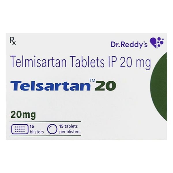 Telsartan 20mg Tablet 15'S