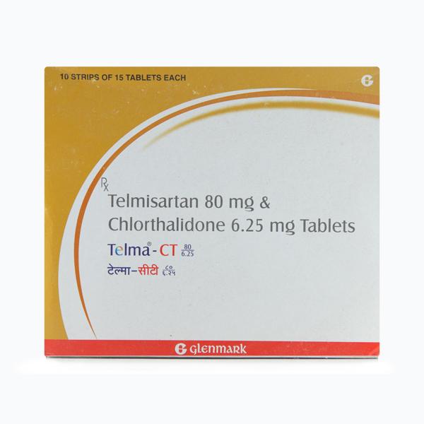 Telma CT 80/6.25mg Tablet 15'S