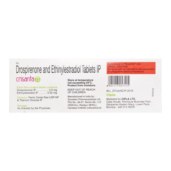 Crisanta LS Tablet 24'S