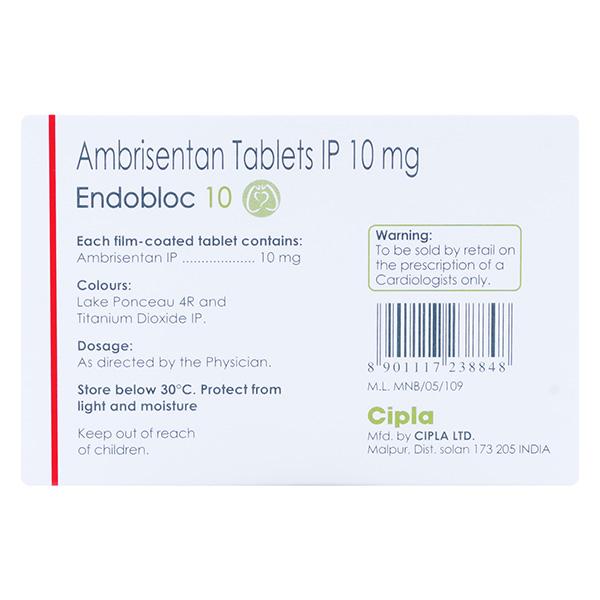 Endobloc 10mg Tablet 10'S