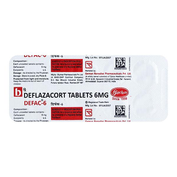 DEFAC 6 Tablet 10's