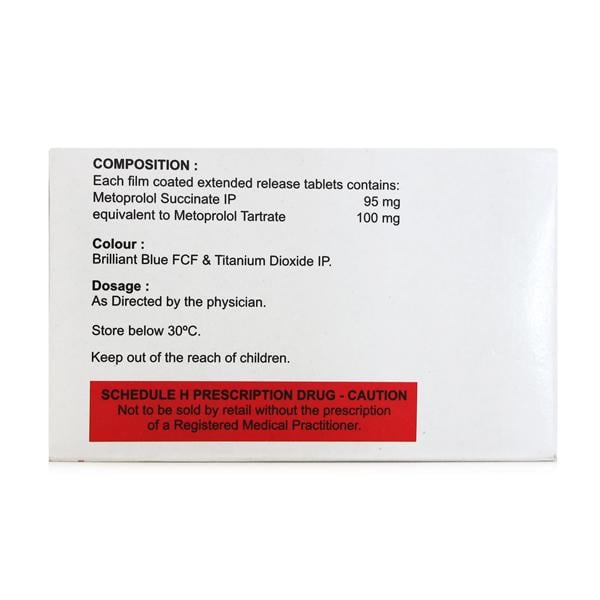 MET XL 100mg Tablet 20's