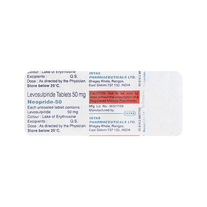 Neopride 50mg Tablet 10'S