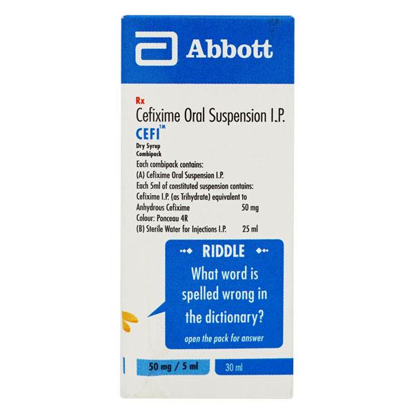 CEFI 50mg Dry Syrup 50ml (N)