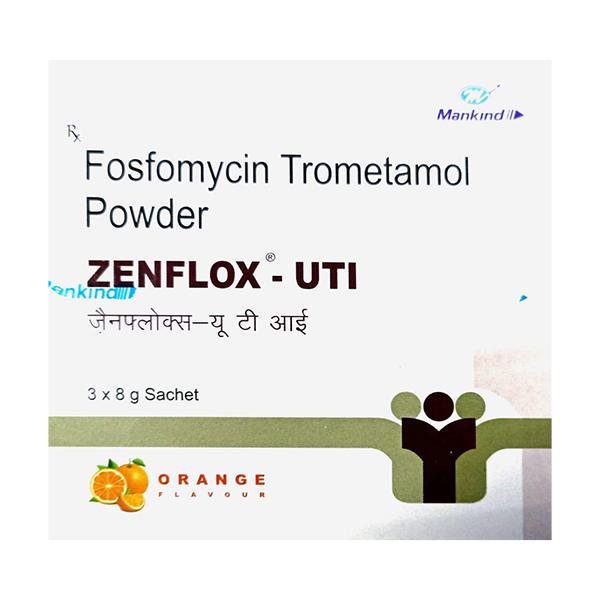 ZENFLOX UTI Orange Flavour Sachet 8g
