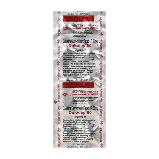 Dulodep 60mg Tablet 10'S