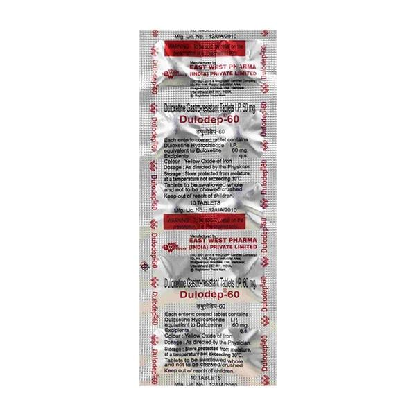 Dulodep 60mg Tablet 10'S