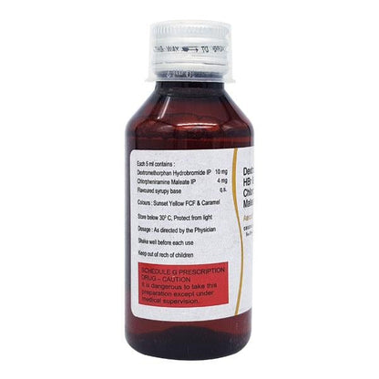 Aerodil DX Sugar Free Raspberry Flavour Dry Cough Syrup 100ml