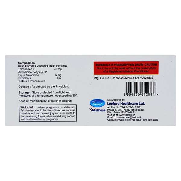 TELVILITE AM 40 Tablet 10's