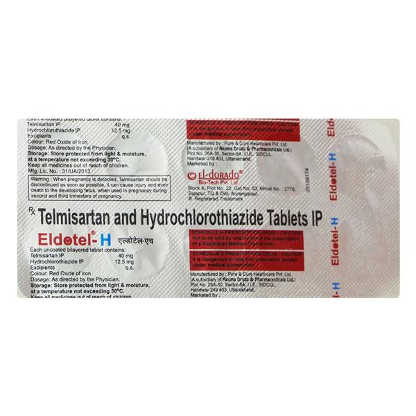 ELDOTEL H 40mg Tablet 10's