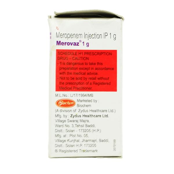 MEROVAZ 1gm Injection 1's