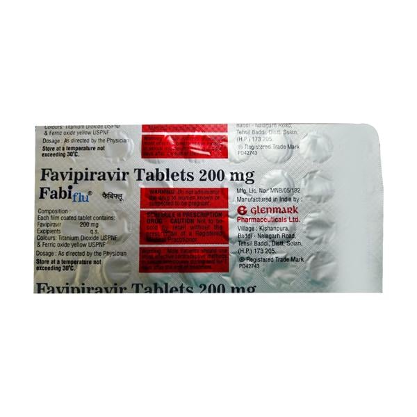 FABIFLU 200mg Tablet 34's