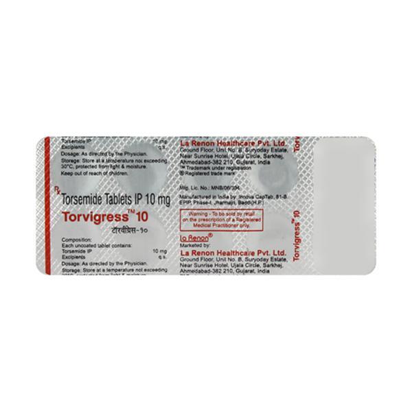 Torvigress 10mg Tablet 10'S