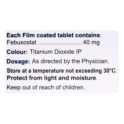 FEBUTEC 40 Tablet 10's
