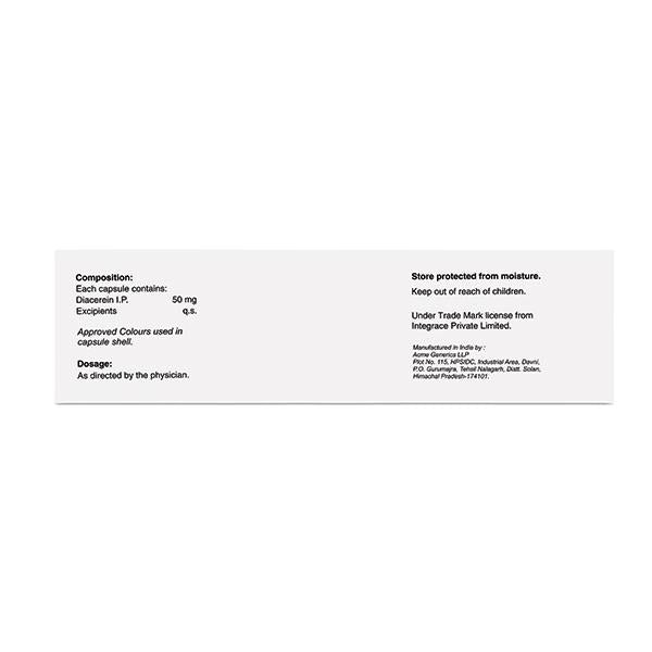 Dycerin 50mg Capsule 10'S