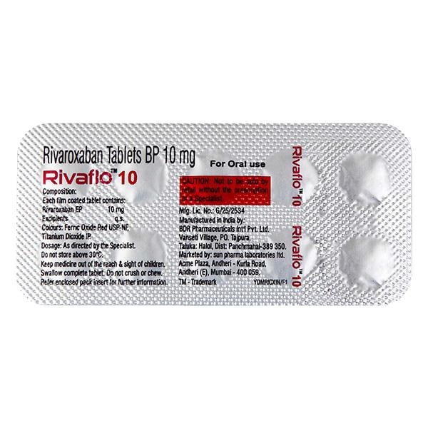 RIVAFLO 10 Tablet 10's