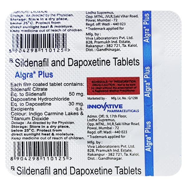 ALGRA PLUS Tablet 4's