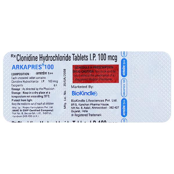 ARKAPRES 100mcg Tablet 10's