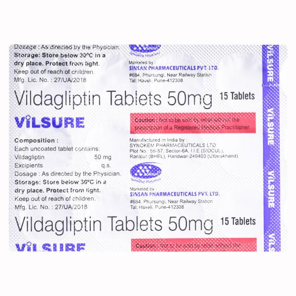 VILSURE 50mg Tablet 15's