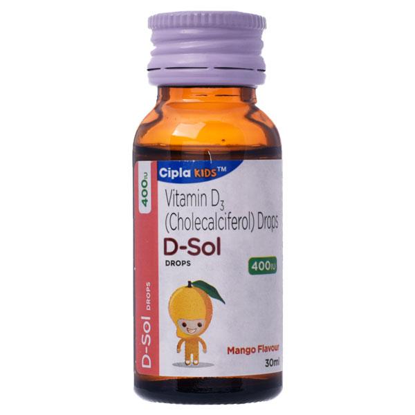D SOL 400IU Mango Flavour Oral drops 30ml