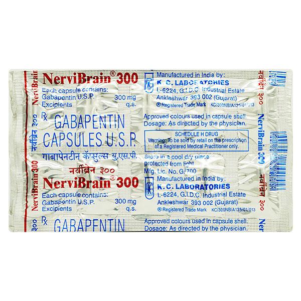 Nervibrain 300mg Capsule 10'S