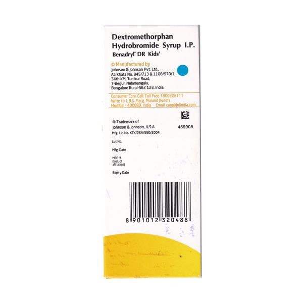 BENADRYL DR KIDS MIXED FRUIT FLAVOUR Syrup 100ml