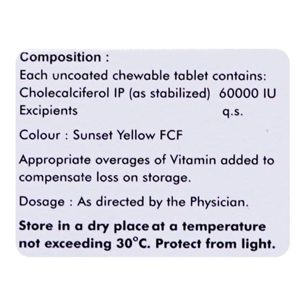SOLHIKE D3 Chewable Tablet 4's