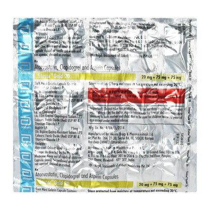 STATOR GOLD 20mg Capsule 15's