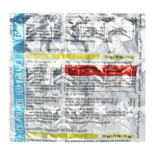 STATOR GOLD 20mg Capsule 15's