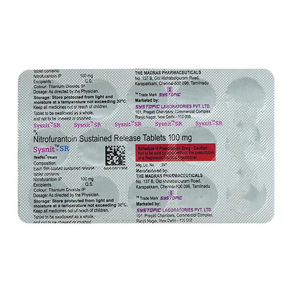 SYSNIT SR 100mg Tablet 15's