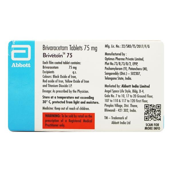 BRIVETOIN 75 Tablet 10's