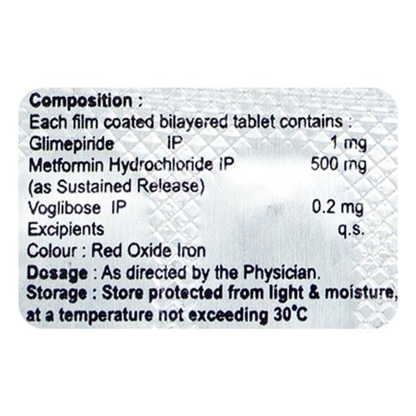 Glynamic Mv 1Mg Tablet 10's