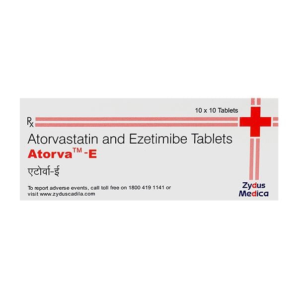 Atorva E 10mg Tablet 10'S