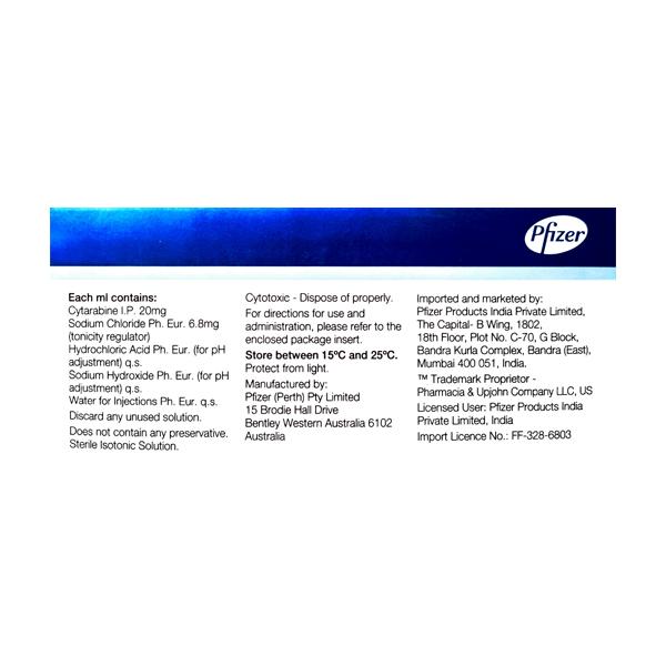 Cytosar 100mg Injection 5ml