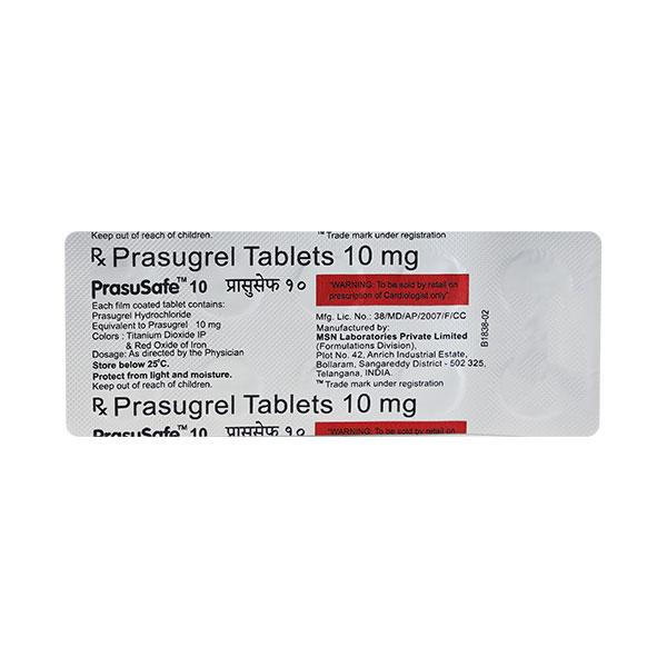 Prasusafe 10mg Tablet 10'S