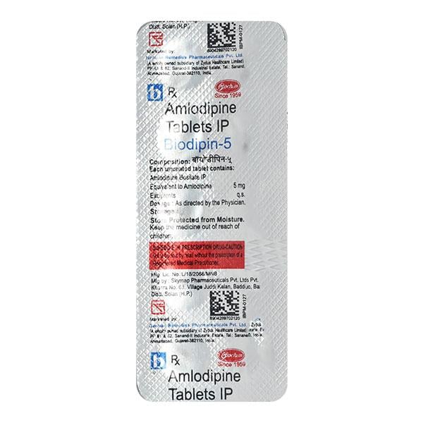 Biodipin 5mg Tablet 10'S