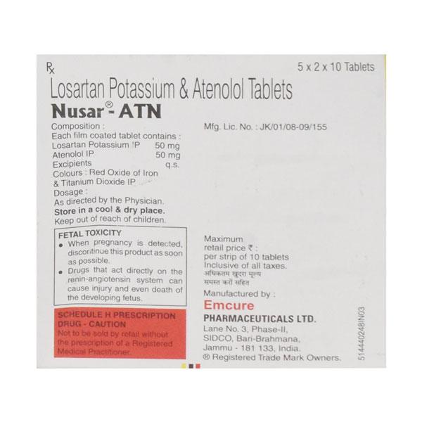 Nusar Atn Tablet 10'S