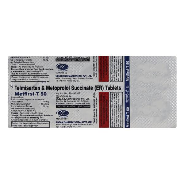 Metfirst T 50mg Tablet 10'S