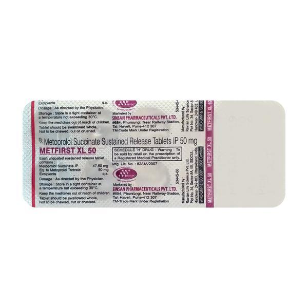 Metfirst XL 50mg Tablet 10'S