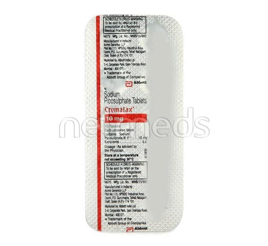 Cremalax 10mg Tablet 10'S