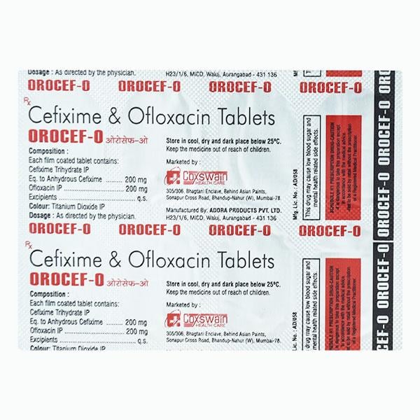 OROCEF O Tablet 10's