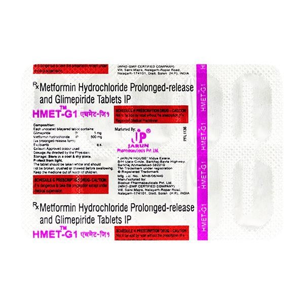 Hmet G 1Mg Tablet 10's