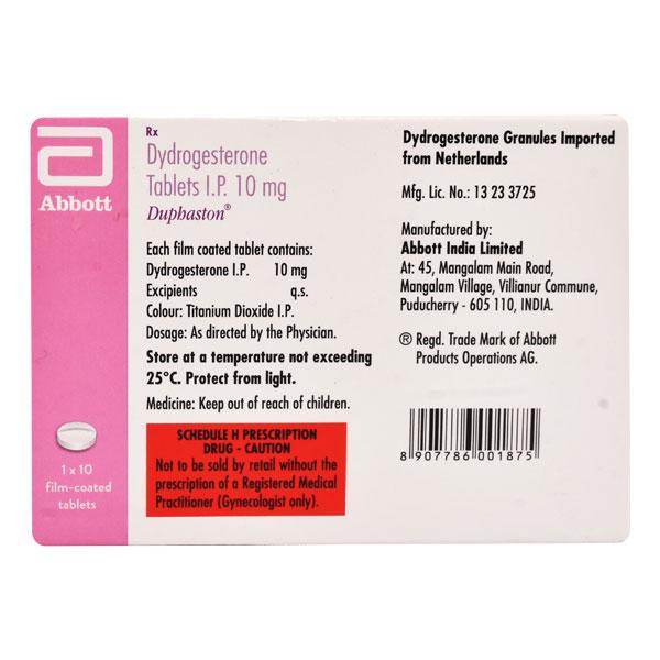 Duphaston 10mg Tablet 10'S