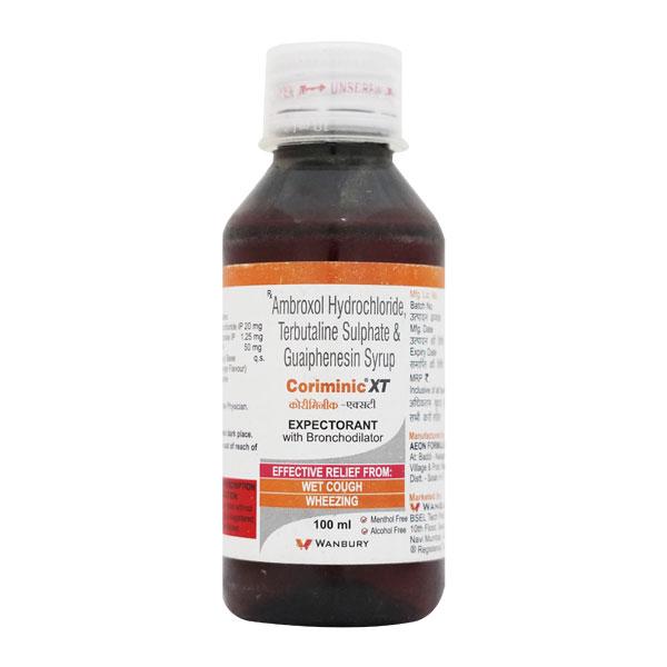 Coriminic XT Expectorant 100ml