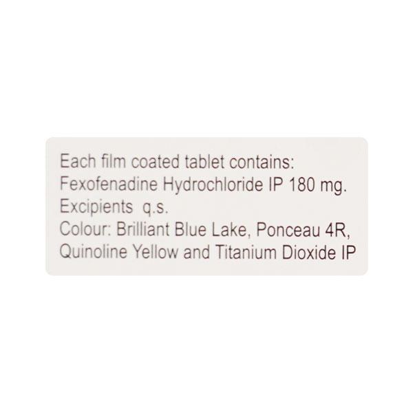 FEXAIR 180 Tablet 10's