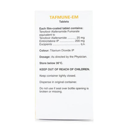 Tafmune EM Tablet 30'S - Global Surgicals