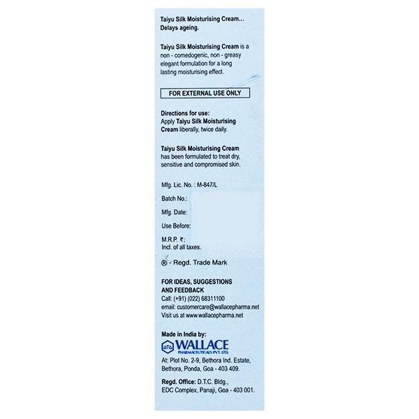 Taiyu Silk Moisturising Cream 50gm - Global Surgicals