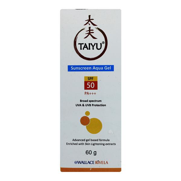 Taiyu Spf50 Pa+++ Sunscreen Aqua Gel(Topical) 60gm - Global Surgicals