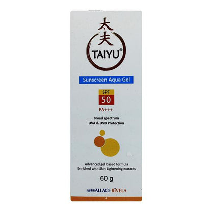 Taiyu Spf50 Pa+++ Sunscreen Aqua Gel(Topical) 60gm - Global Surgicals