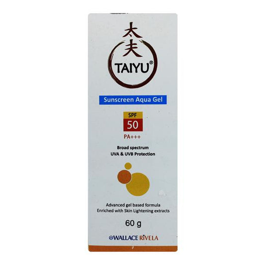 Taiyu Spf50 Pa+++ Sunscreen Aqua Gel(Topical) 60gm - Global Surgicals